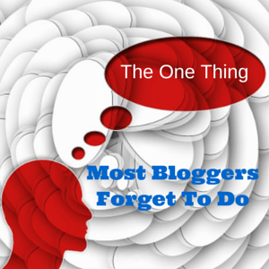 Blogging mistake