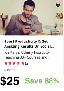 Boost Productivity Joe Parys Promo 25