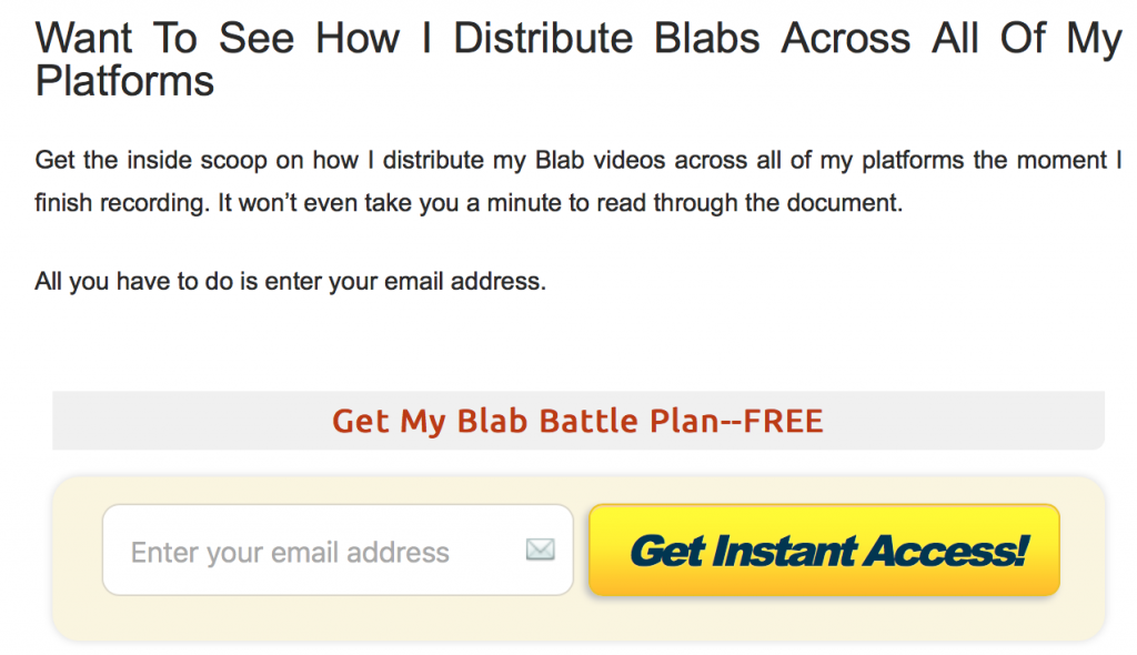 Blab Content Upgrade