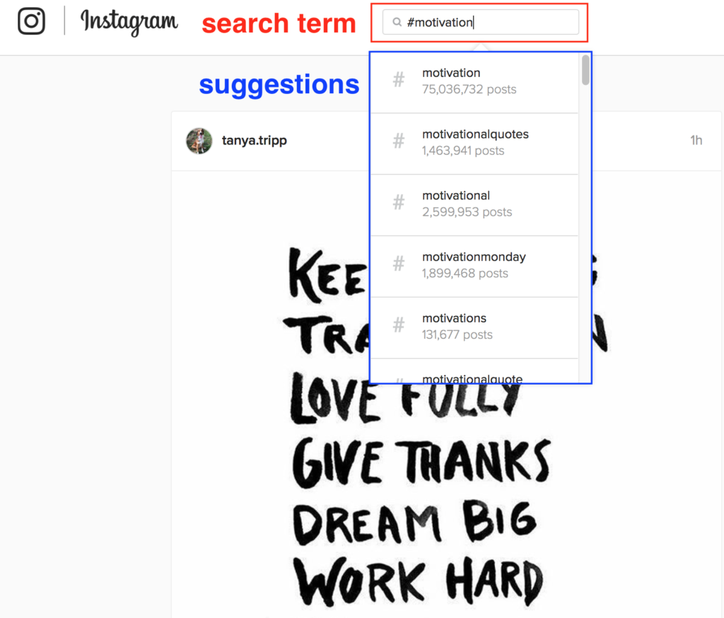 motivational instagram hashtags